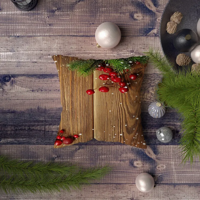 Pernă decorativă NYXMAS125, Multicolor, 43x43 cm - Multicolor