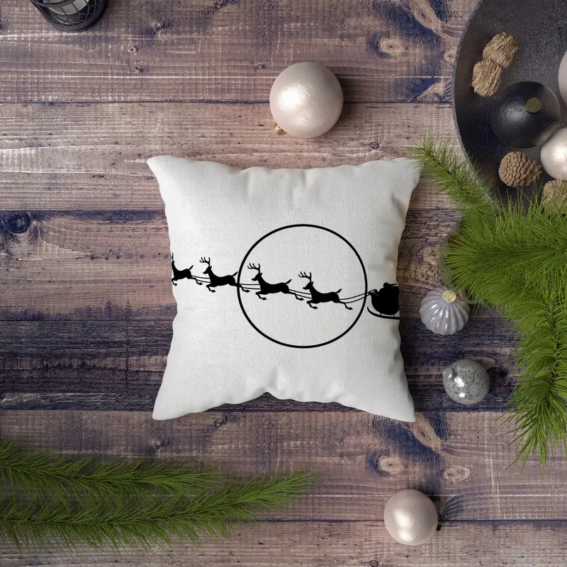 Pernă decorativă NYXMAS128, Multicolor, 43x43 cm - Multicolor