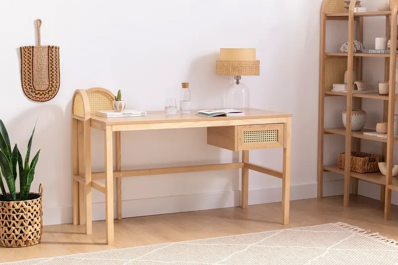 Birou Nala 130, Natur, 130x60x74 cm - Natural