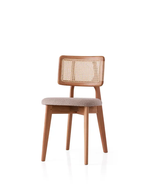 Scaun Punto - 4453, Stejar - Bej, 43x47x80 cm - Stejar - Bej