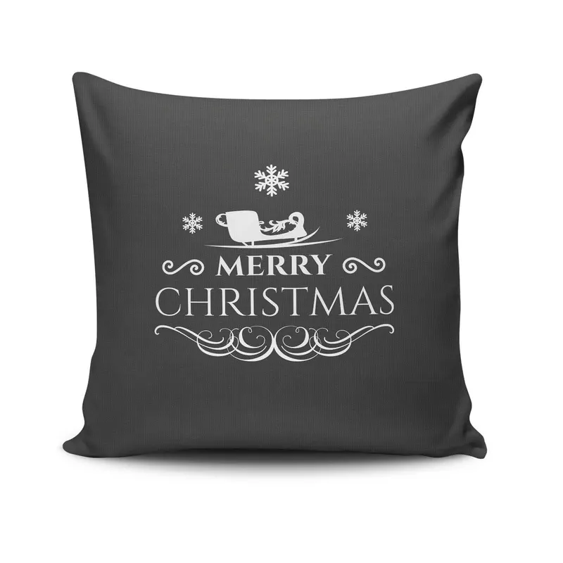 Pernă decorativă NOELKRLNT-10, Multicolor, 43x43 cm - Multicolor