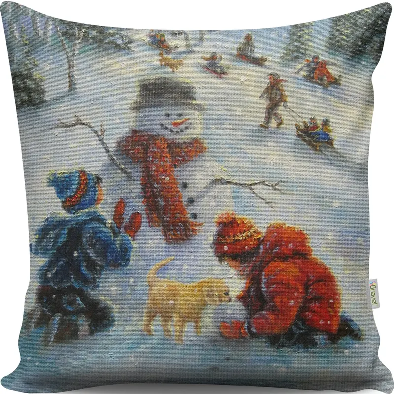 Pernă decorativă A13076, Multicolor, 43x43 cm - Multicolor