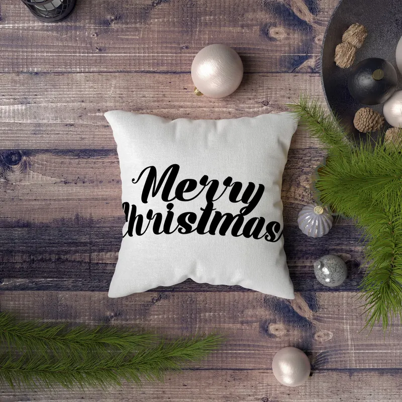 Pernă decorativă NYXMAS133, Multicolor, 43x43 cm - Multicolor