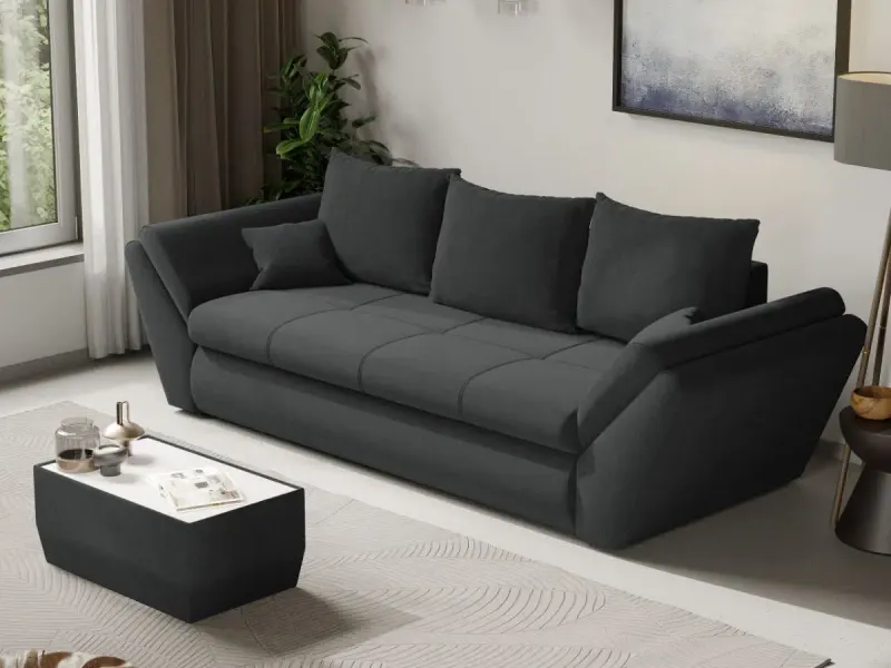 Canapea Extensibila Rawa Gri — imaginea 2