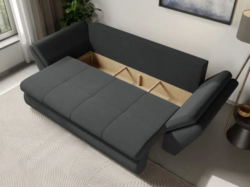 Canapea Extensibila Rawa Gri — imaginea 3