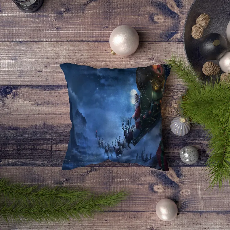 Pernă decorativă NYXMAS136, Multicolor, 43x43 cm - Multicolor