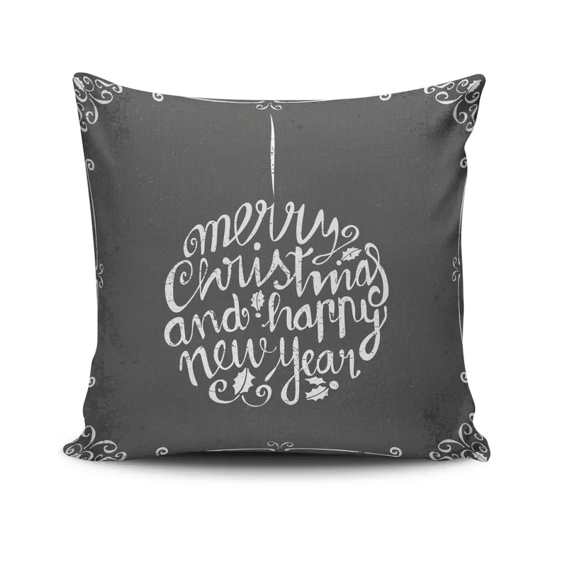 Pernă decorativă NOELKRLNT-24, Multicolor, 43x43 cm - Multicolor
