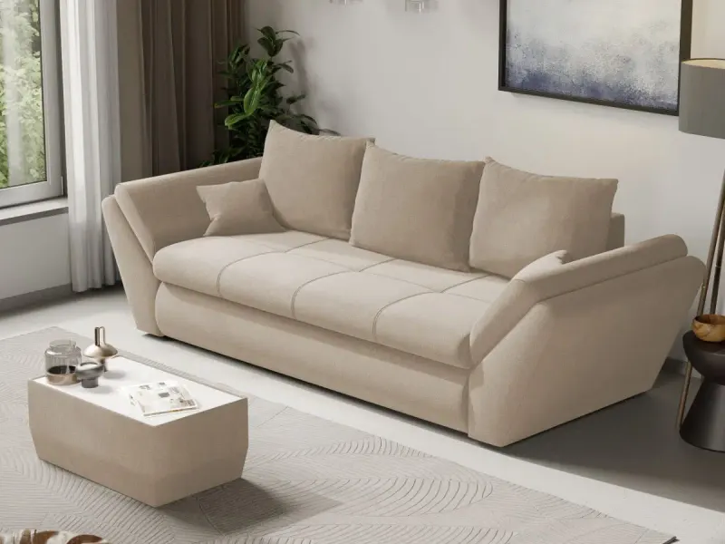 Canapea Extensibila Rawa Crem