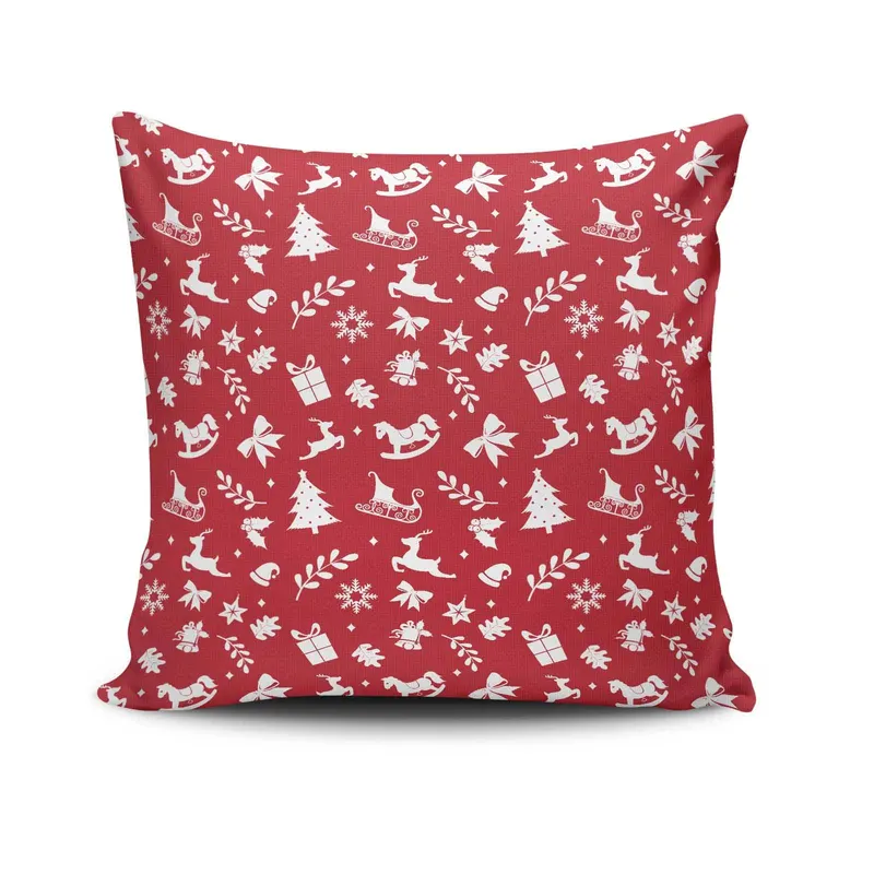 Pernă decorativă NOELKRLNT-29, Multicolor, 43x43 cm - Multicolor
