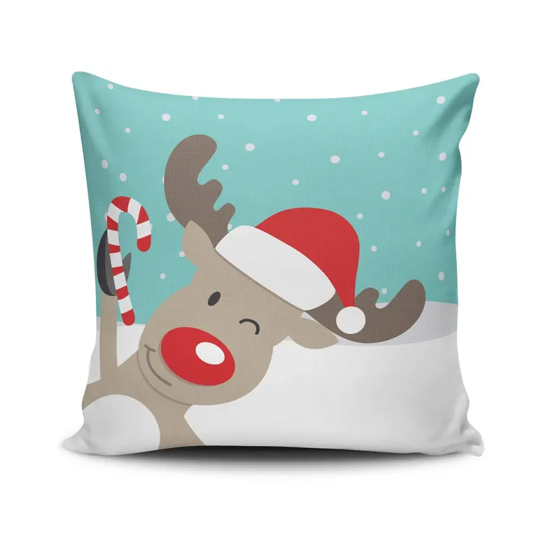 Pernă decorativă NOELKRLNT-30, Multicolor, 43x43 cm - Multicolor