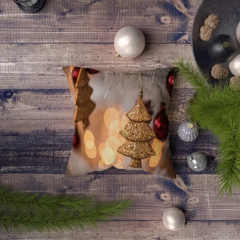 Pernă decorativă NYXMAS148, Multicolor, 43x43 cm - Multicolor