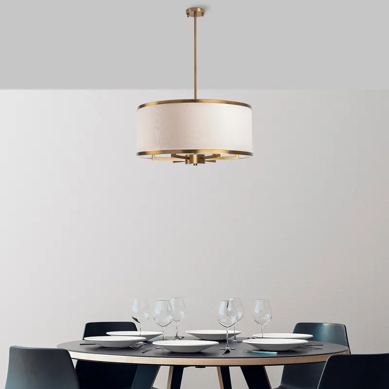 Lustră Way - 11655, Vintage, Ø60x30 cm - Bronz