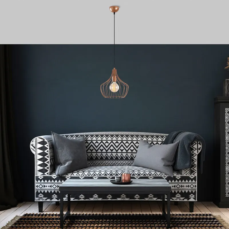 Lustră Mezopotamya - N-1278, Copper, Ø27x126 cm - Cupru