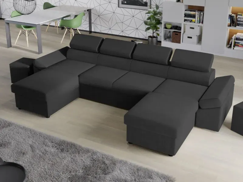 Coltar U Extensibil Jamaica gri inchis