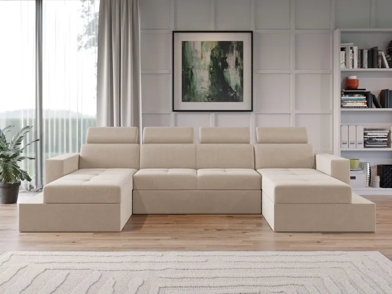 Coltar U Extensibil Paloma crem — imaginea 2