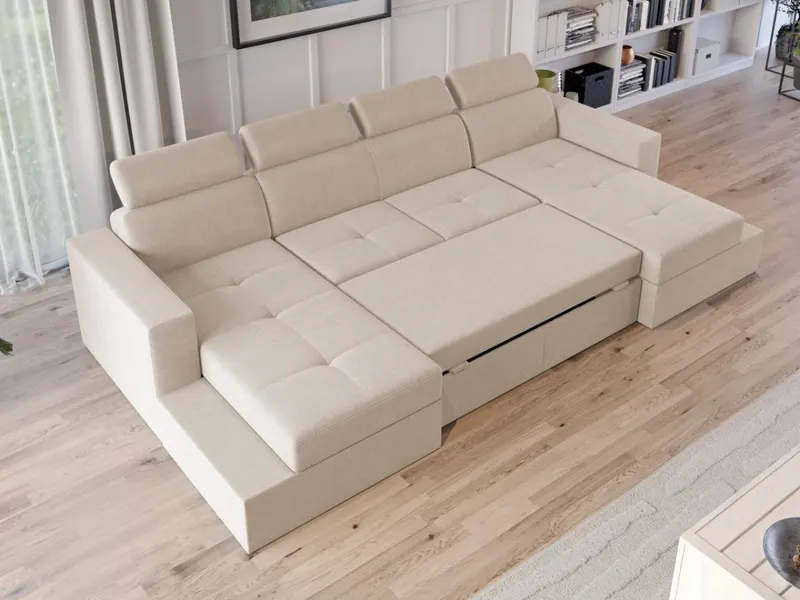 Coltar U Extensibil Paloma crem — imaginea 3