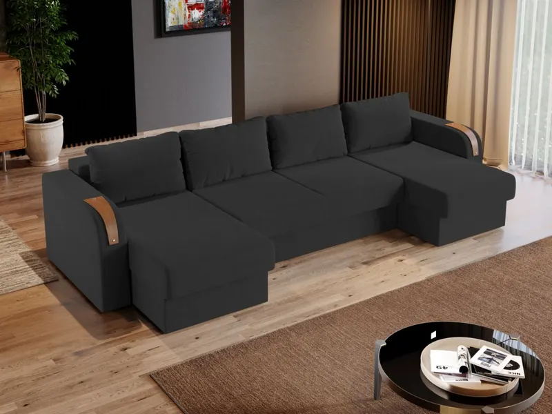 Coltar U Extensibil Morelia gri antracit