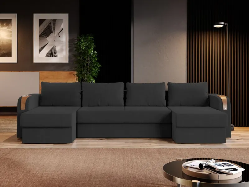Coltar U Extensibil Morelia gri antracit — imaginea 2