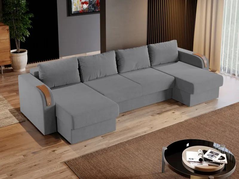 Coltar U Extensibil Morelia gri deschis — imaginea 2