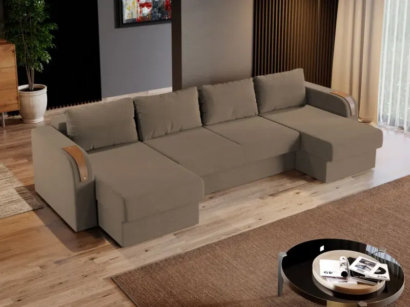 Coltar U Extensibil Morelia cappuccino — imaginea 2
