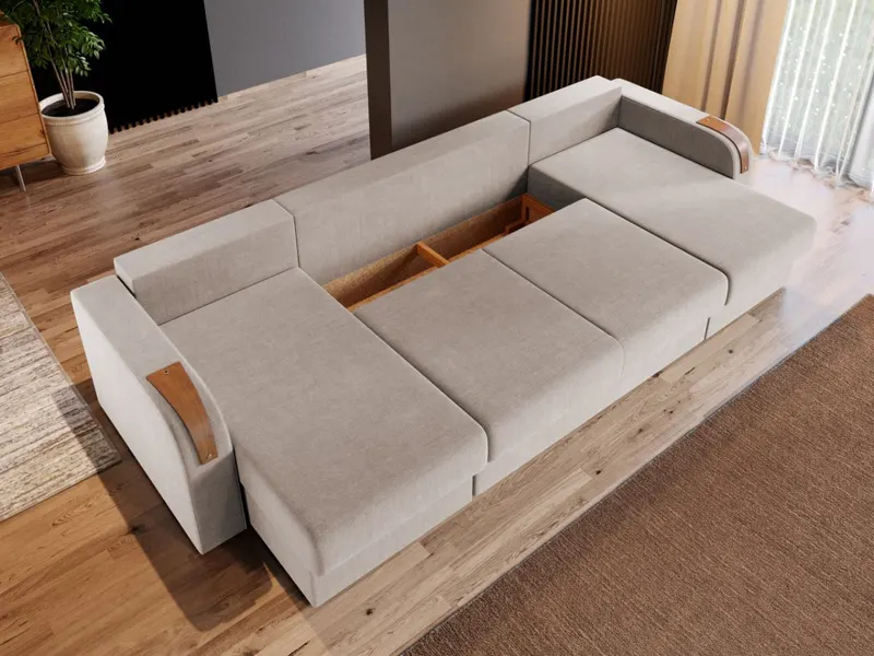 Coltar U Extensibil Morelia crem — imaginea 3