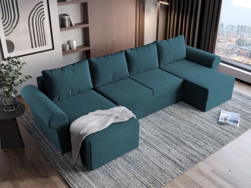 Coltar U Extensibil Bonito turcoaz — imaginea 2