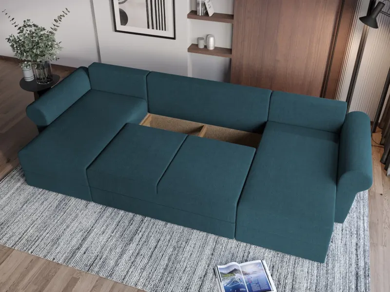 Coltar U Extensibil Bonito turcoaz — imaginea 3
