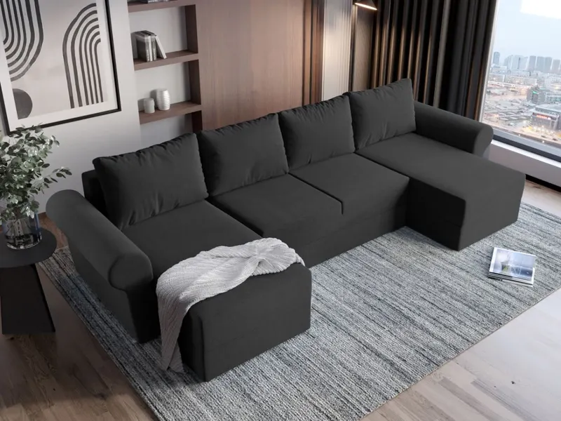 Coltar U Extensibil Bonito gri antracit — imaginea 2