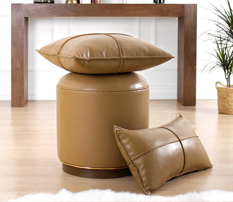 Pernă decorativă Dobsett - Beige, Camel, 50x50 cm - Bej