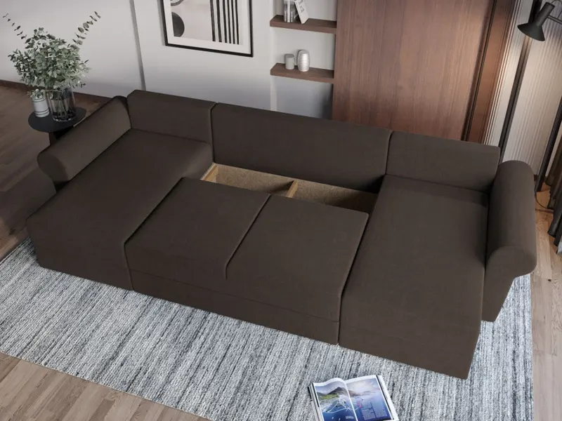 Coltar U Extensibil Bonito maro — imaginea 3