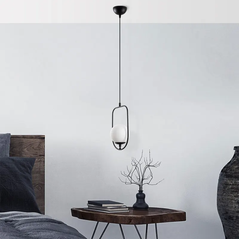 Lustră Skew - 13444, Negru, Ø15x171 cm - Negru