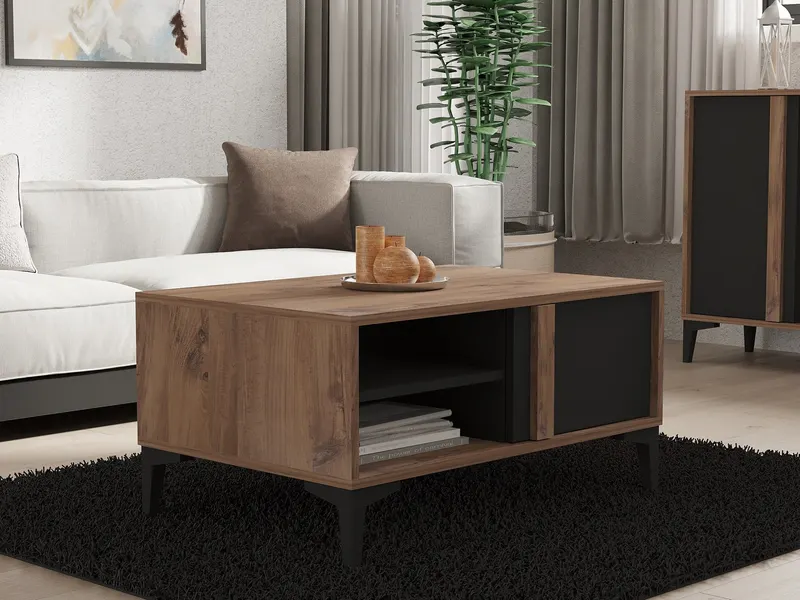 Set mobilă pentru sufragerie Laçin, Atlantic - Antracit, 180x40x50 cm - Antracit