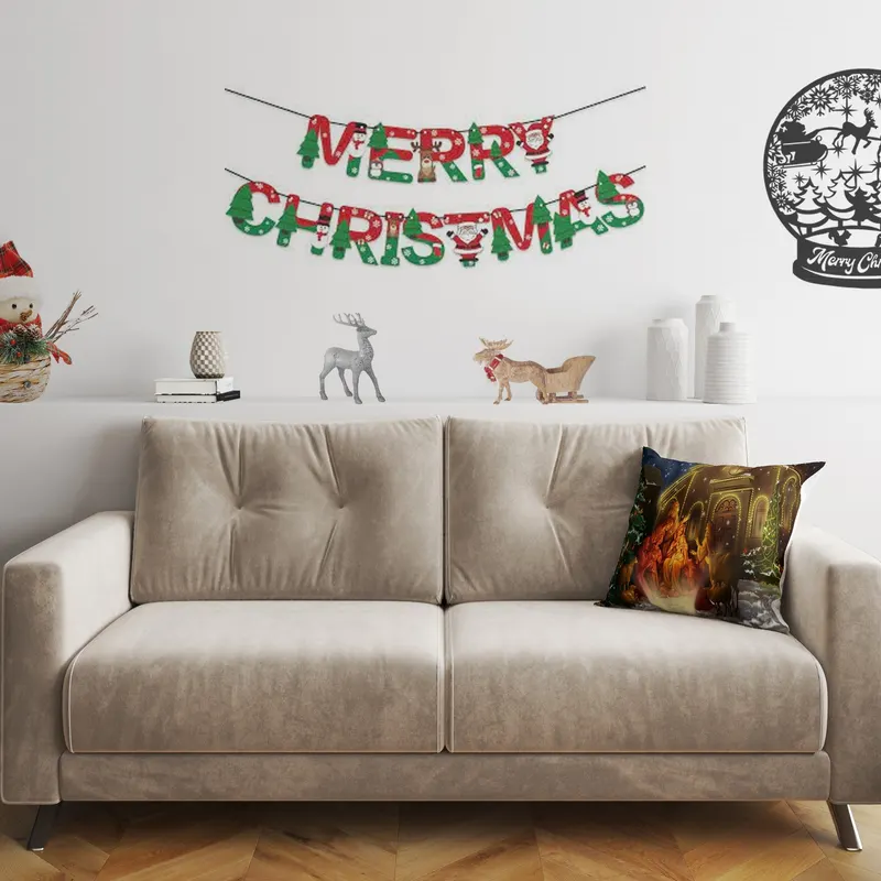 Pernă decorativă YY202356, Multicolor, 43x43 cm - Multicolor