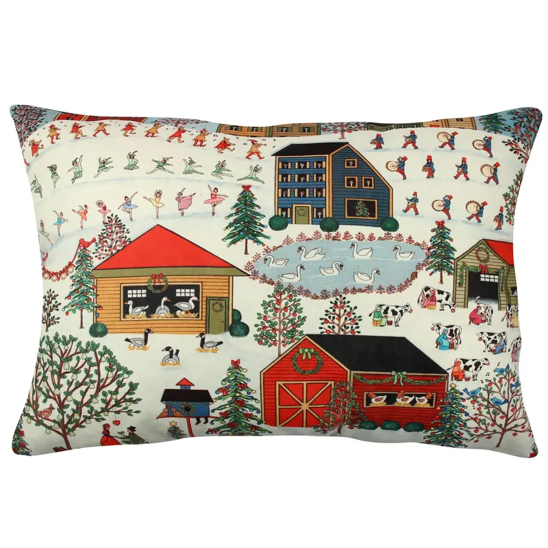 Pernă decorativă A50929, Multicolor, 33x48 cm - Multicolor
