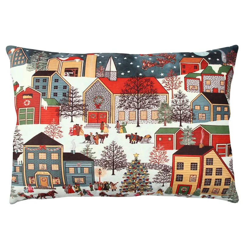 Pernă decorativă A50930, Multicolor, 33x48 cm - Multicolor