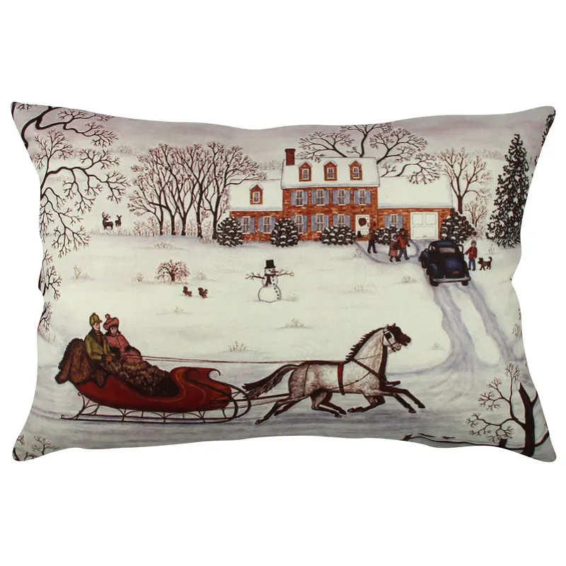 Pernă decorativă A50937, Multicolor, 33x48 cm - Multicolor