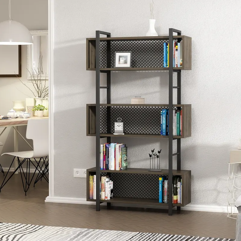 Bibliotecă Still, Nuc, 90x25x160 cm - Nuc
