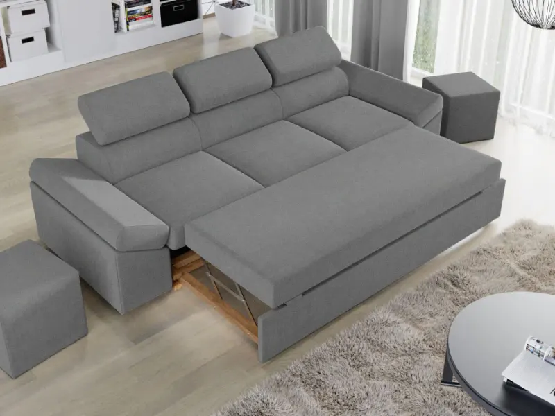 Canapea Extensibila Magic Gri Deschis — imaginea 3