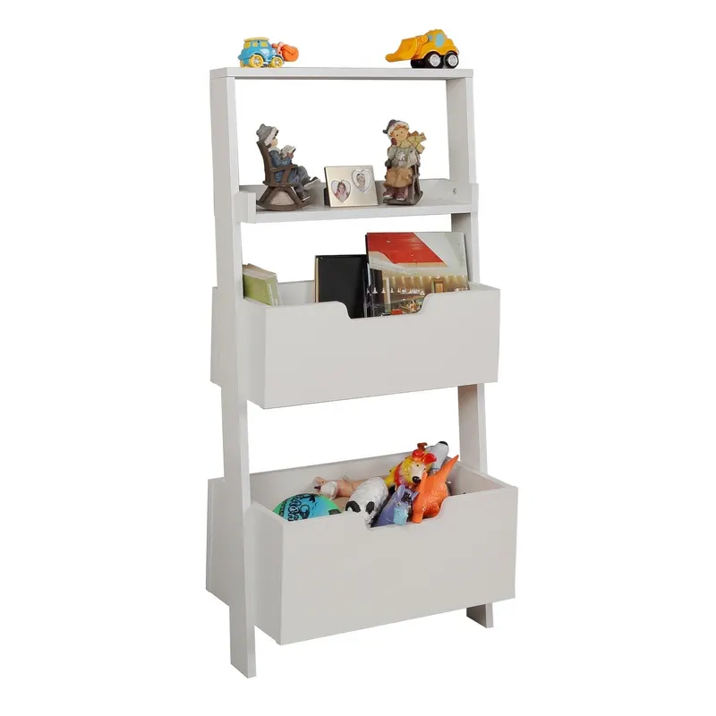 Bibliotecă Only Single, Alb, 59x35x120 cm - Alb