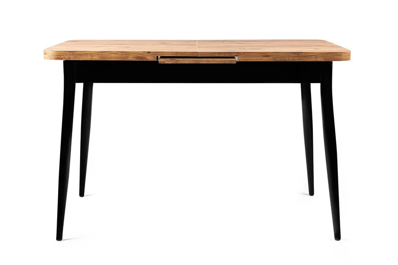 Masă dining extensibilă Ay - 1184, Pin atlantic, 120x70x75 cm - Natural