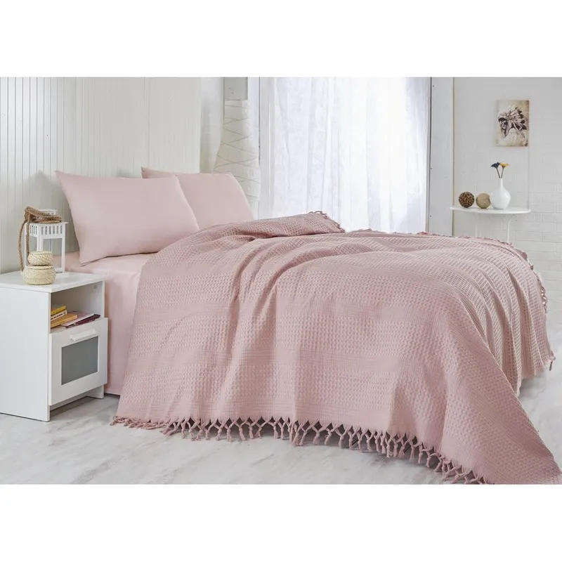 Cuvertura Rose, Roz, 220x240 cm - Roz