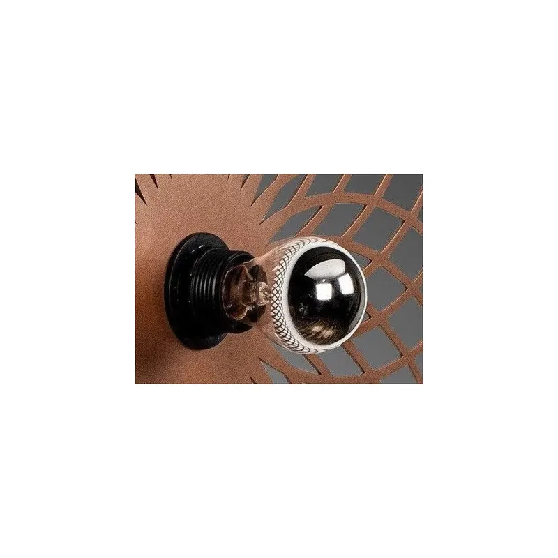 Bec Incandescent Reflector semi, negru, 6x6x11 cm - Alb