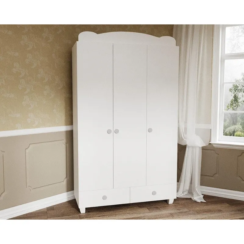Sifonier Copii Pearl, Alb, 44x203x120 cm - Alb