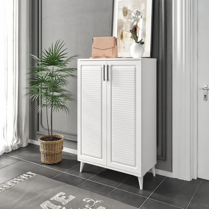 Pantofar Fuga, Alb, 37x118x70 cm - Alb