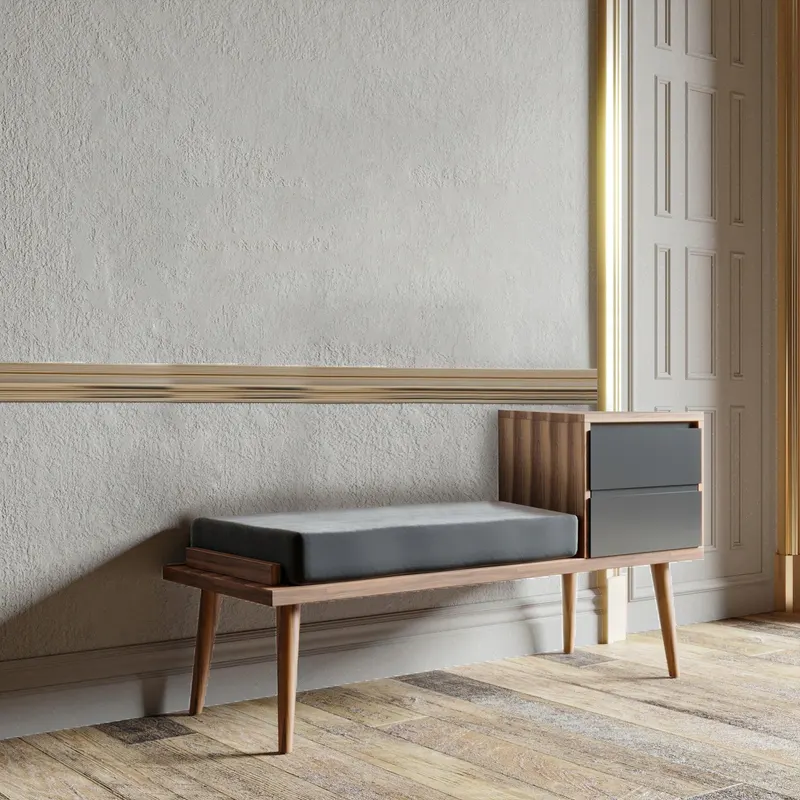 Taburet Rino, Nuc, 120x40x45 cm - Nuc