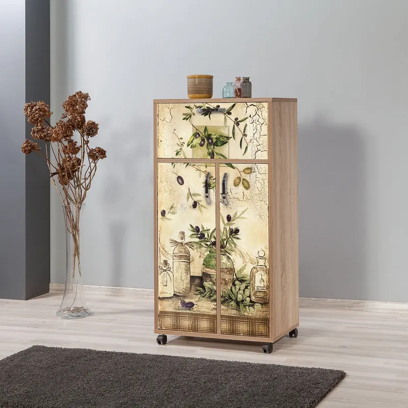 Dulap Multifunctional Kiler 3, Crem, 116x36x60 cm - Bej
