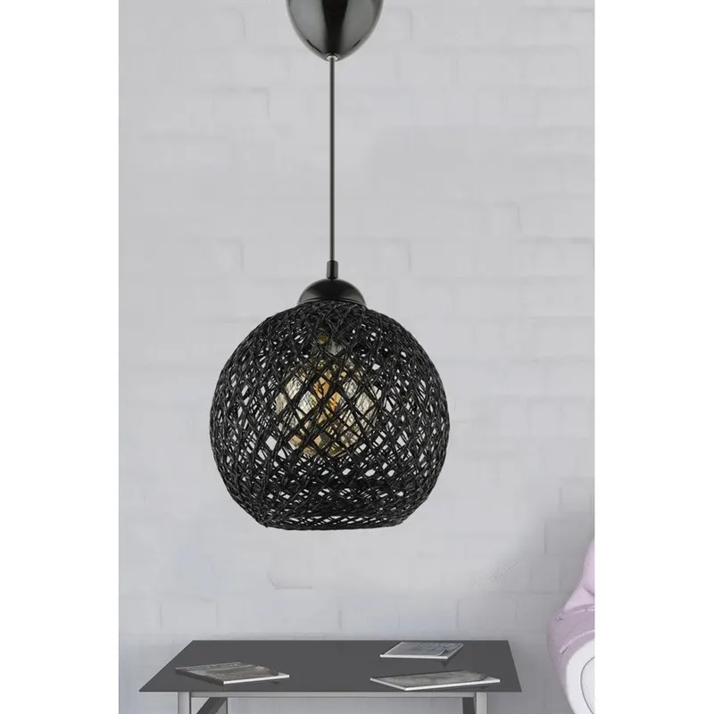 Lustra ASY269 Chandelier, Negru, 22x18x20 cm - Negru