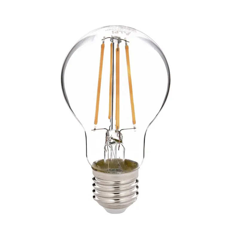 Bec cu LED E27 A60 Gun, Transparent, 6x14 cm - Multicolor