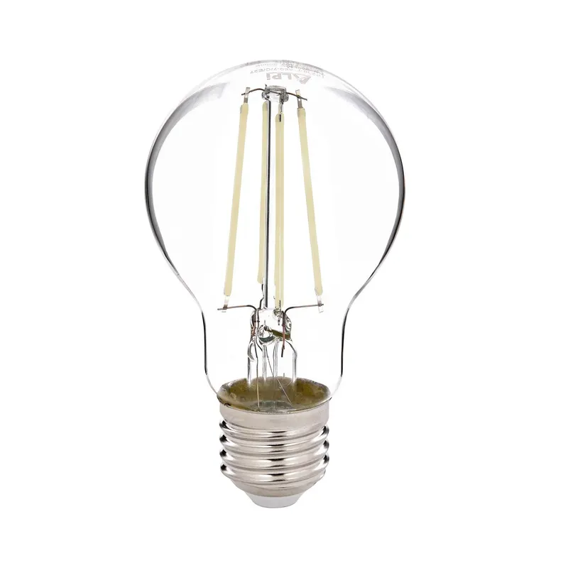 Bec cu LED E27 A60 - Alb, Transparent, 6x14 cm - Multicolor