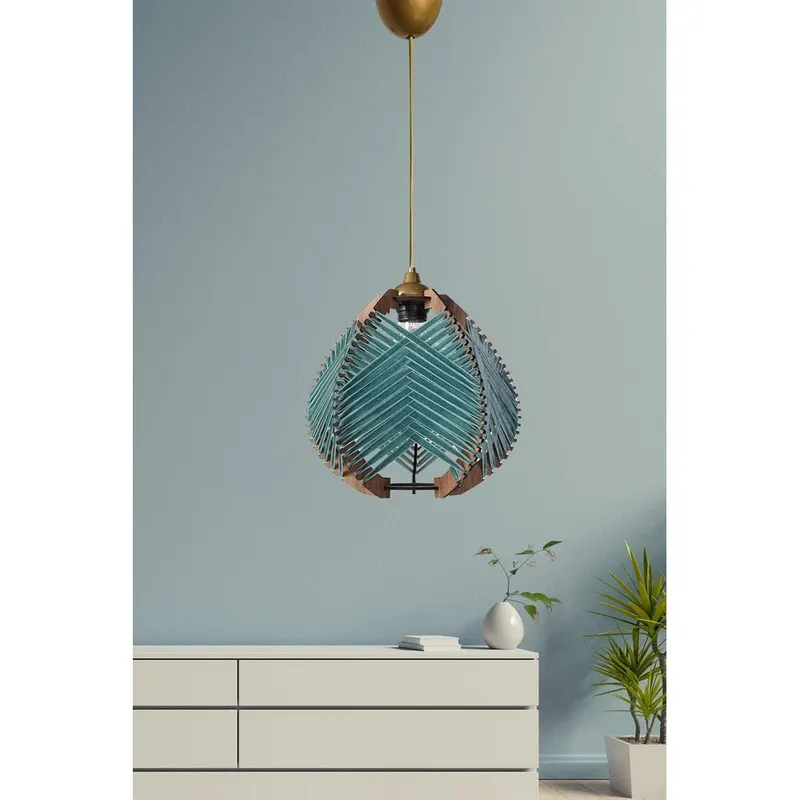 Lustra YL226 Chandelier, 25x30x70 cm - Albastru